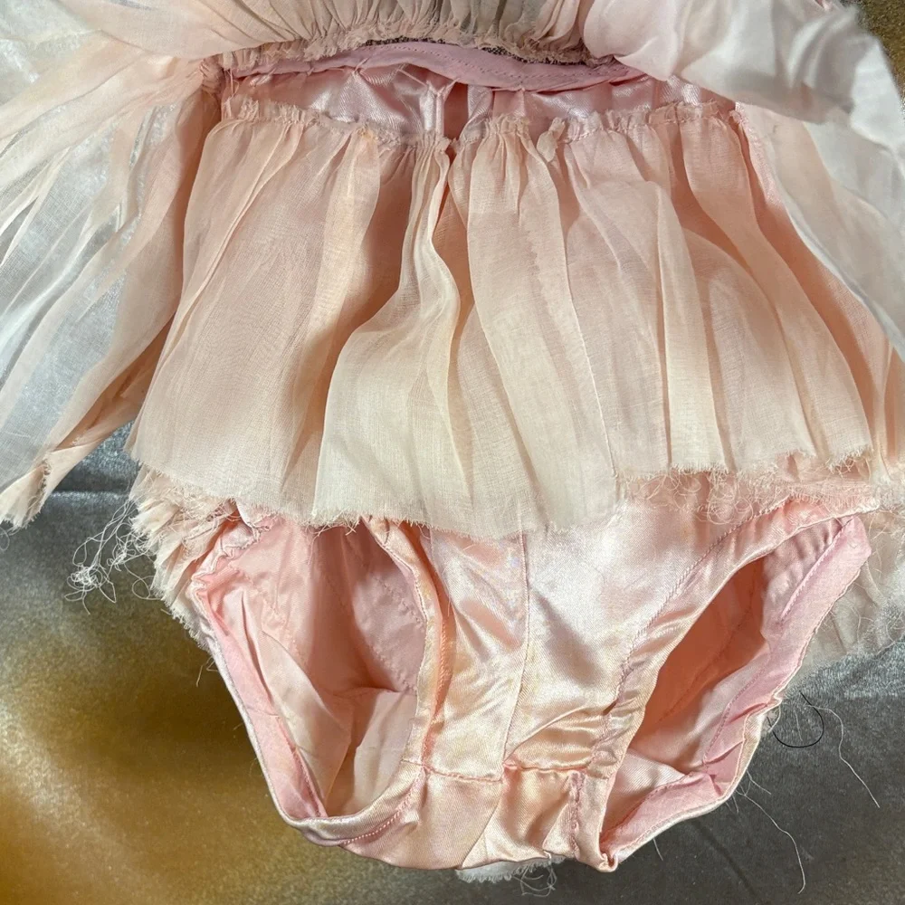 Vintage ballerina bespoke Sparkling Gold and Pink Kids‎ Costume see pics B1